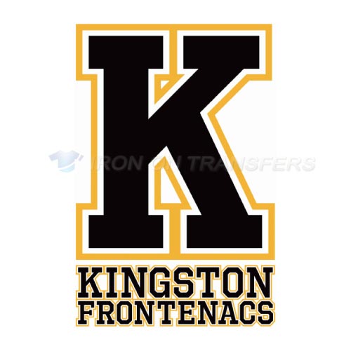 Kingston Frontenacs Iron-on Stickers (Heat Transfers)NO.7331